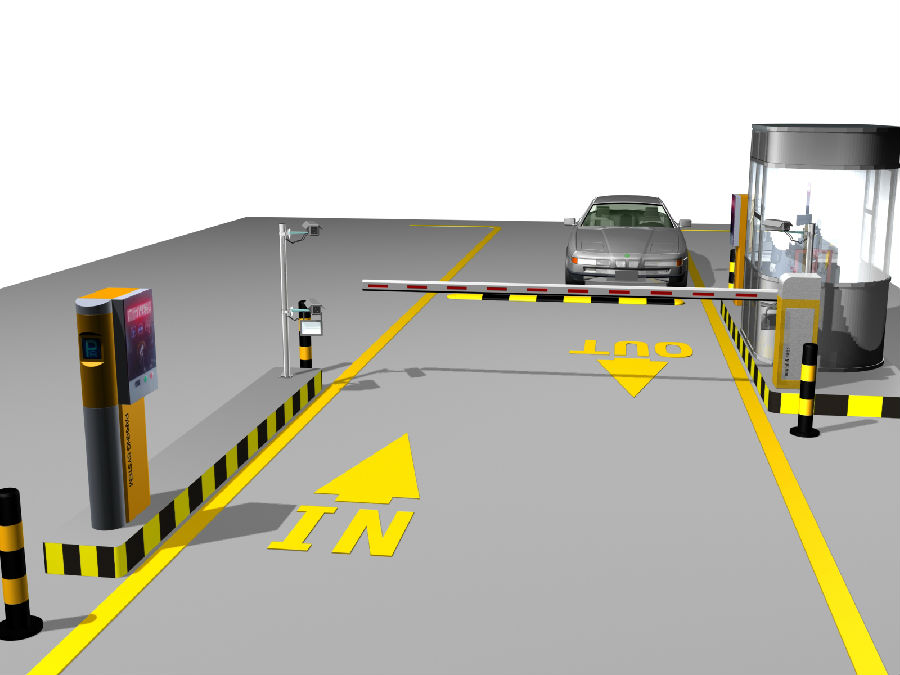 macchina di erogazione di biglietti di carta termica macchina di controllo di accesso di entrate di veicolo di parcheggio di auto.jpg
