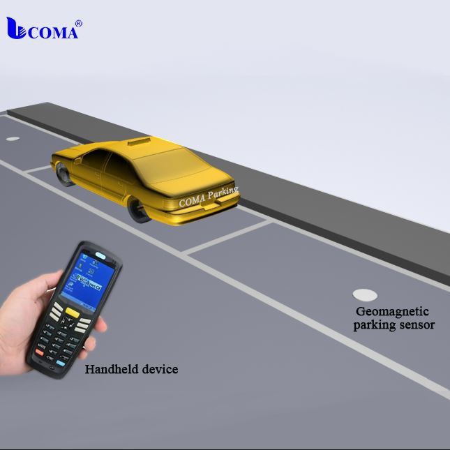 Rilevamento del veicolo Wireless IoT Lora Parking Sensor Sistema di parcheggio intelligente